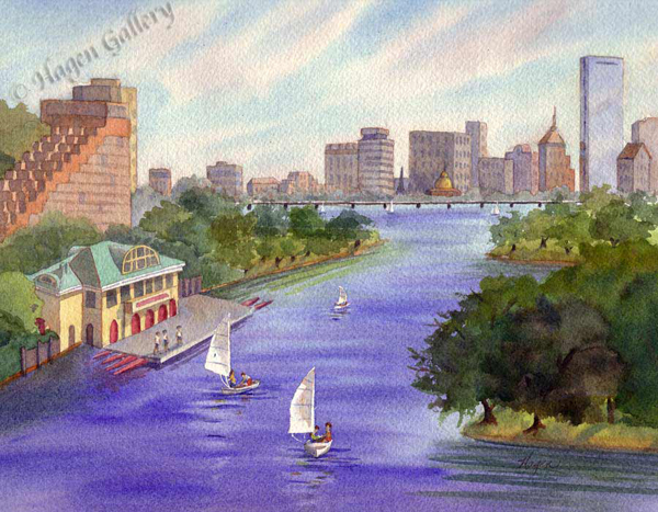 View of the Charles
