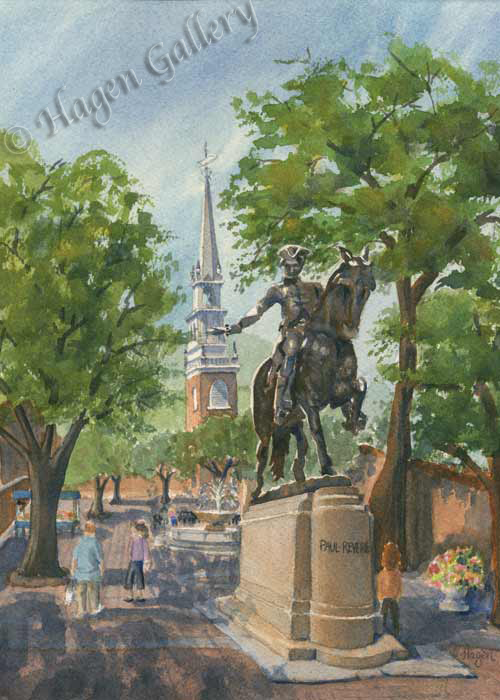 Paul revere & Old North Church